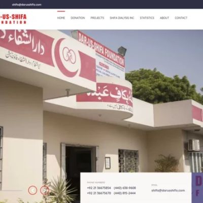 Dar-us-Shifa Healthcare Website
