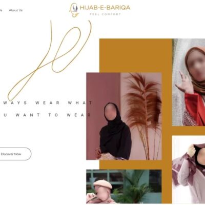 Hijab-e-Bariqa Online E-commerce Store